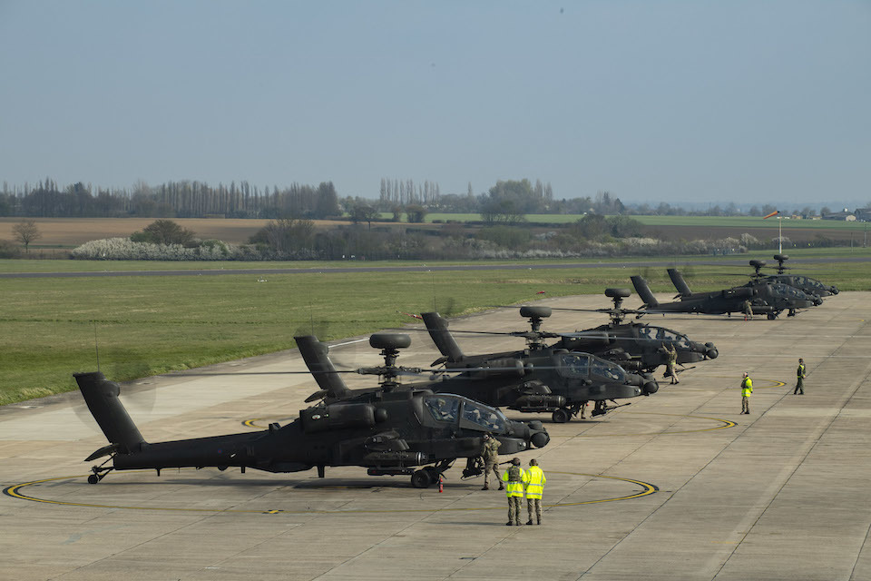 Apaches take off for Estonia