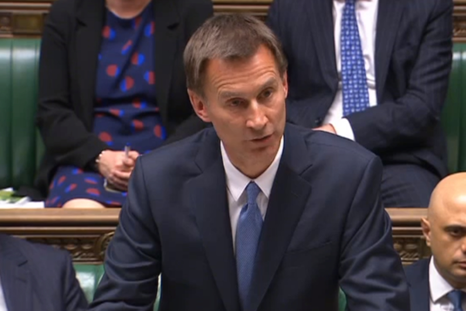 Jeremy Hunt speaking in the House of Commons about the Sri Lanka terror attacks