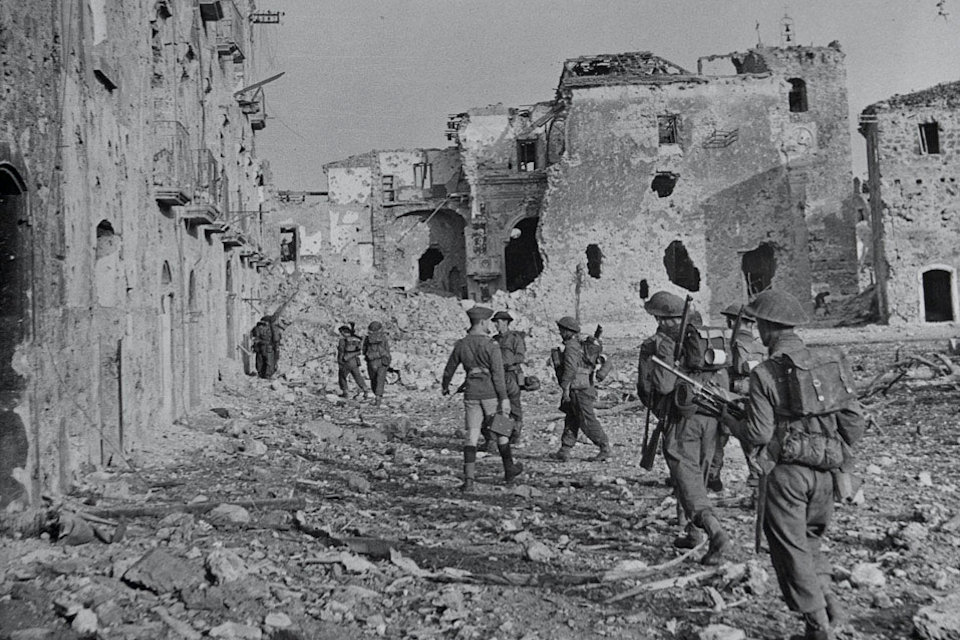 The 2nd Bn Lancashire Fusiliers in Italy during 1944, Crown copyright, All rights reserved