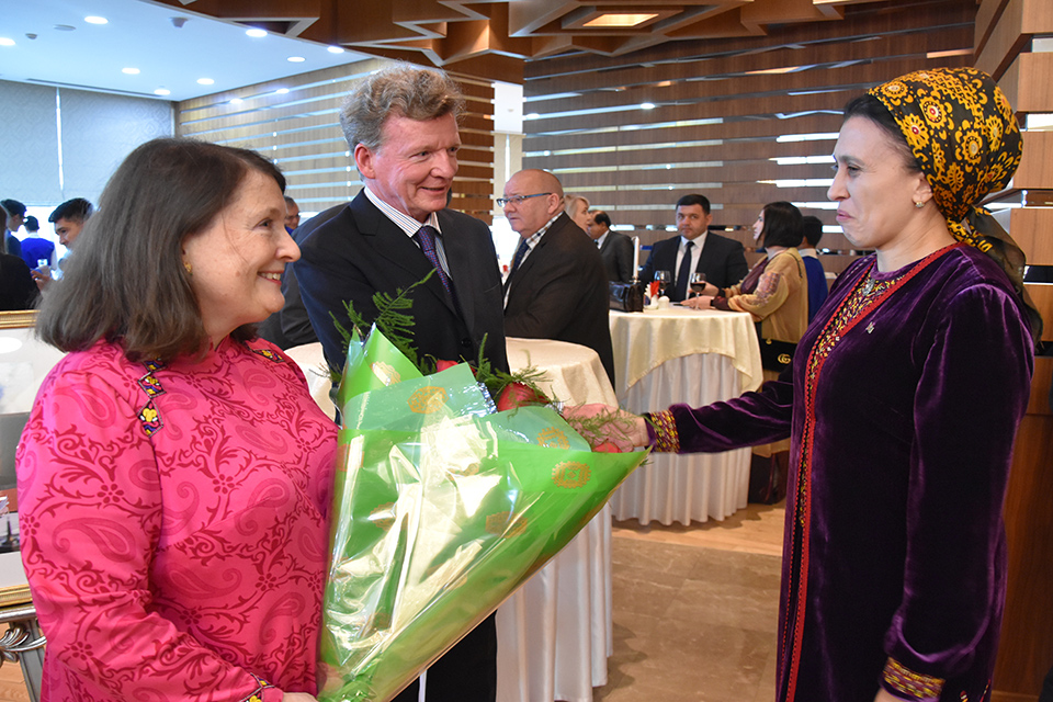 Queen's Birthday celebration in Ashgabat