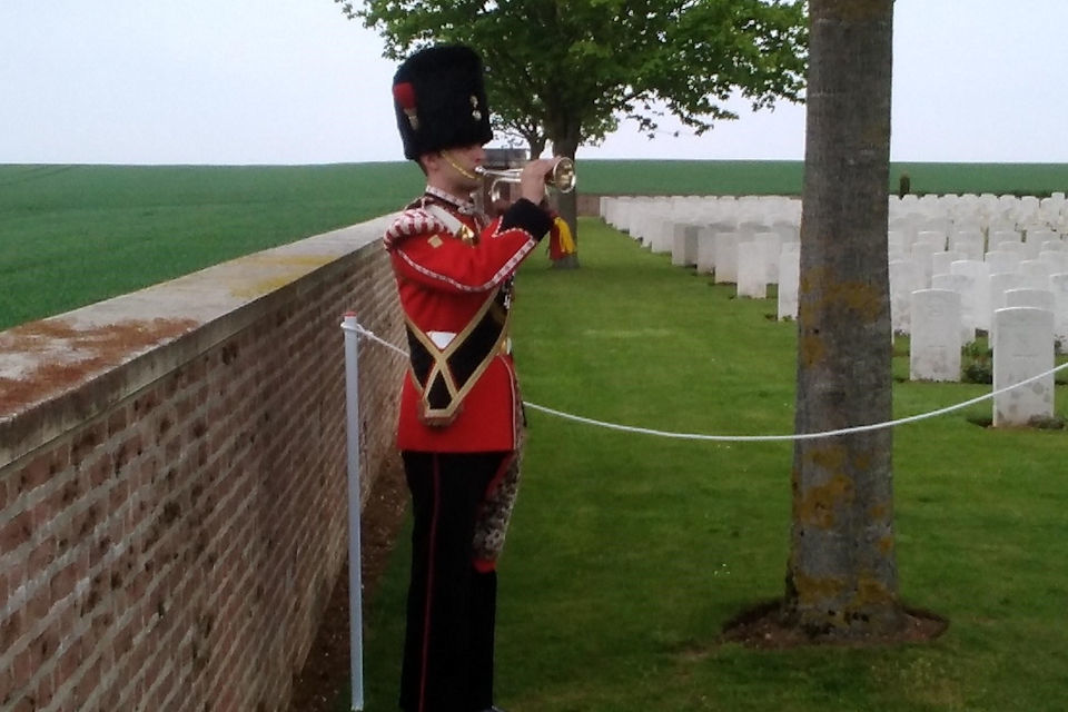 Two unknown soldiers given military burial a century after their deaths in the Great War