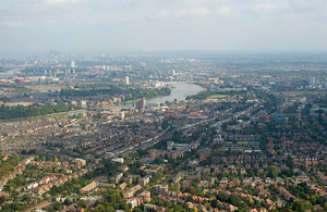 Panoramic view of London