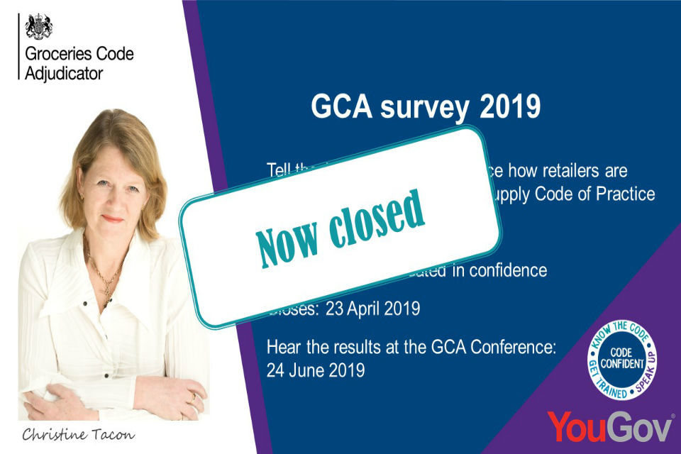 Closed: 2019 Groceries Sector Survey
