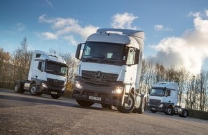 The 3 supercabs used by Highways England