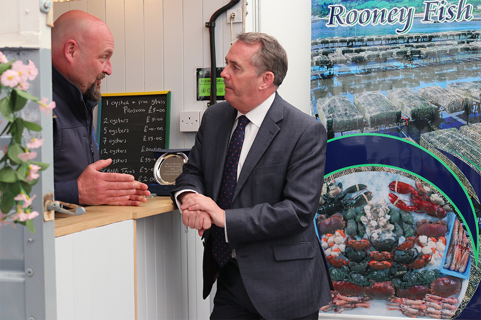 Dr Liam Fox MP meets with businesses in Northern Ireland