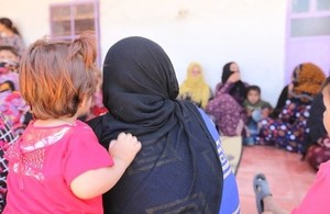 Girls and women at a safe space in Syria run by UNFPA. Picture: UNFPA
