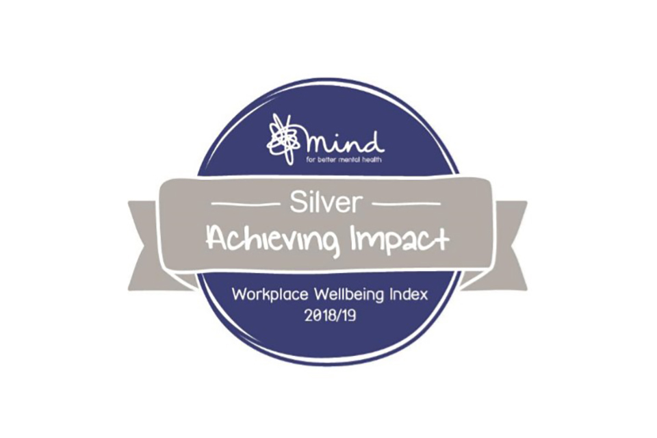 Planning Inspectorate achieves Silver at Mind’s Workplace Wellbeing Awards