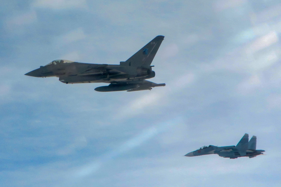 RAF Typhoons intercept Russian fighters in Estonia
