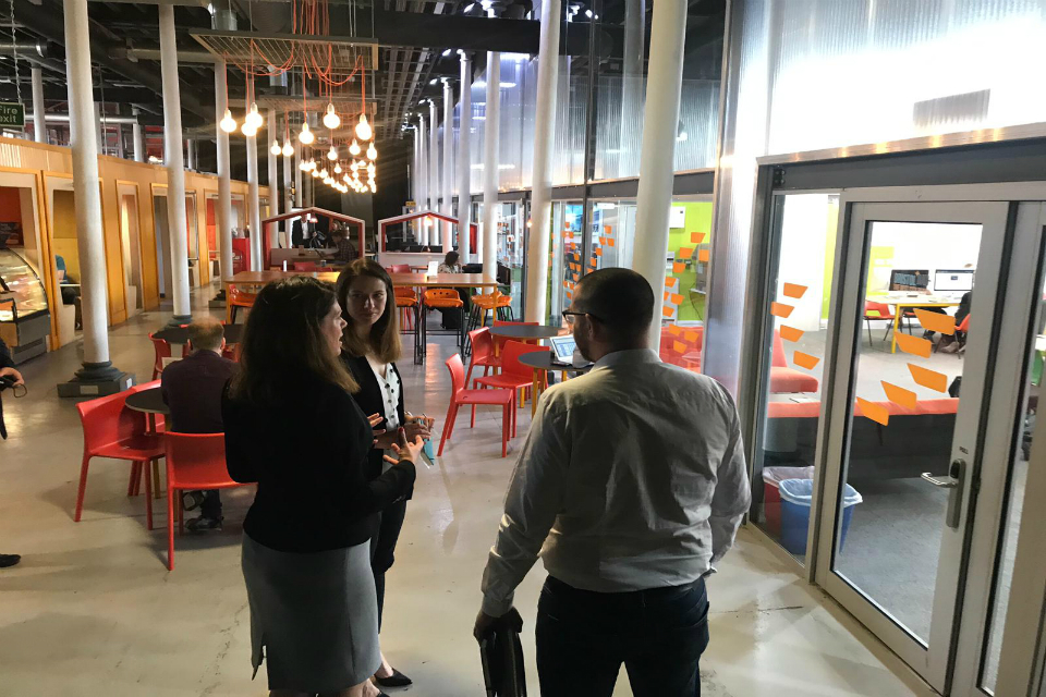 Minister visits Bristol business incubator to discuss immigration