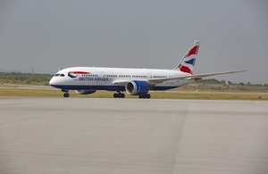 The first British Airways flight has landed in Islamabad as the airline began its first service between the UK and Pakistan in 10 years.