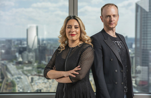 CuteCircuit's co-founders, Francesca Rosella and Ryan Genz.