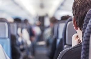 Passenger on plane