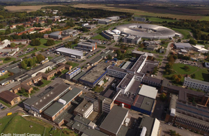Aerial view of Harwell Campus