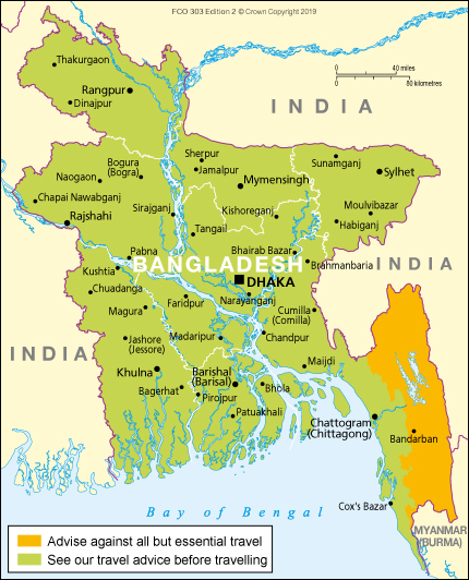 bangladesh travel advisory from india
