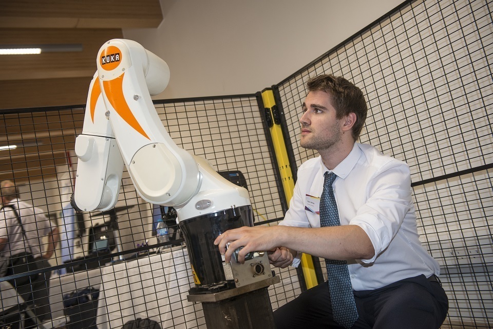 Robotics demonstration at the NDA's Stakeholder Summit 2018