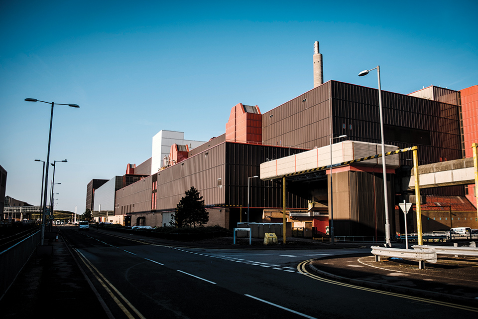 The Thermal Oxide Reprocessing Plant (THORP) at Sellafield