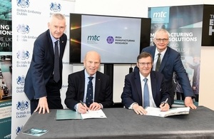 Signing of agreement between MTC and IMR