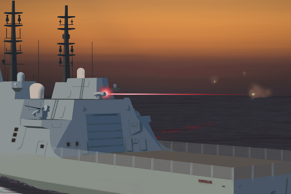 MOD to develop cutting edge laser and radio frequency weapons