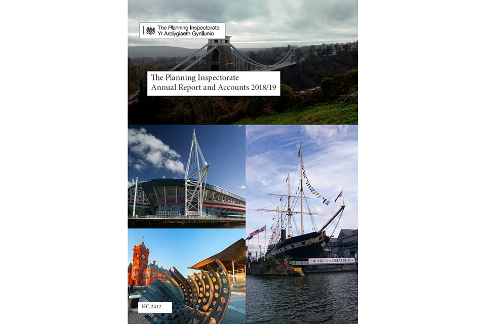 The Planning Inspectorate publishes its 2018/19 Annual Report and Accounts