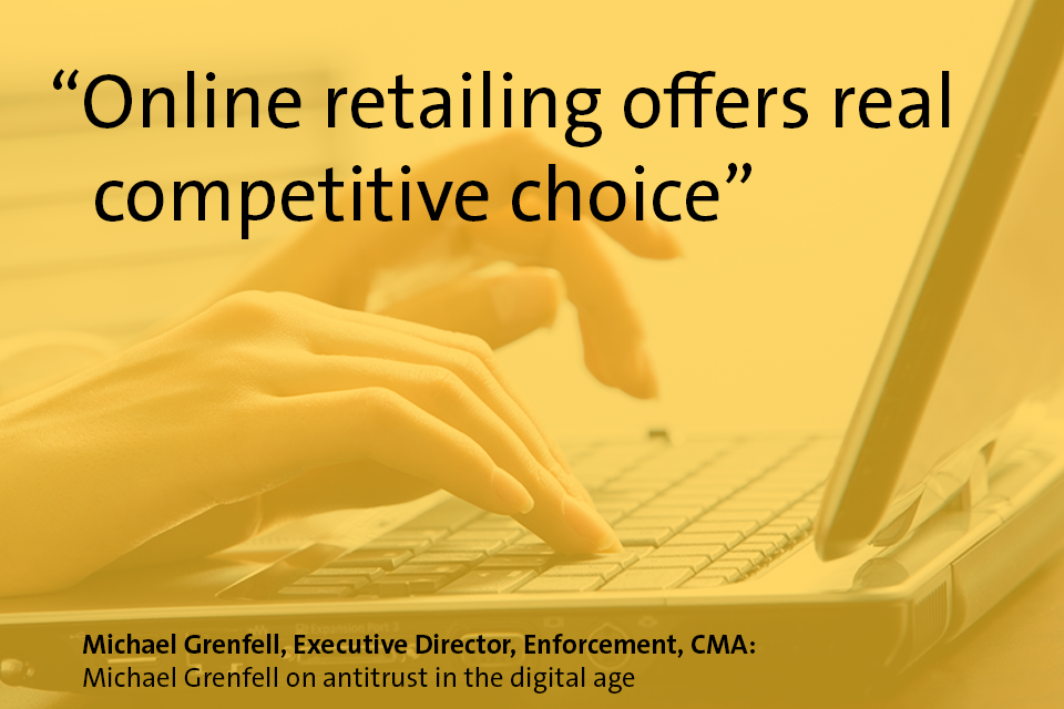 "Online retailing offers real competitive choice"