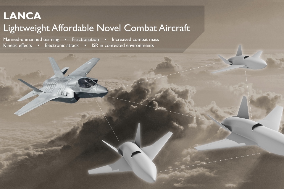 Dstl to develop conceptual unmanned aircraft for RAF