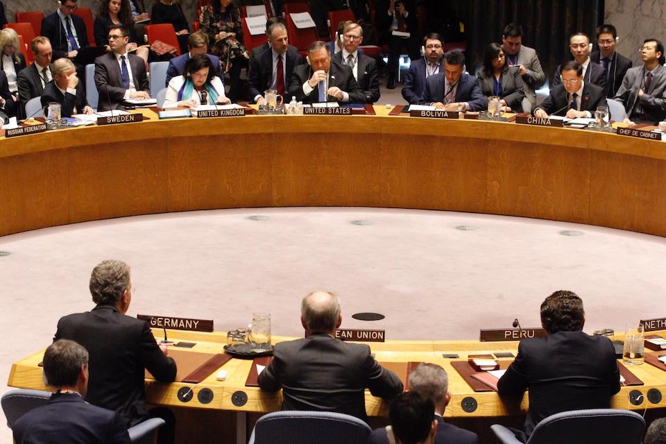 Security council briefing