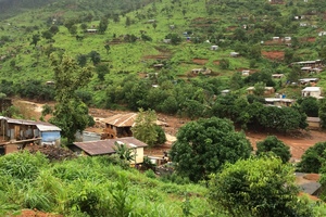 Landscape in the Democratic Republic of Congo