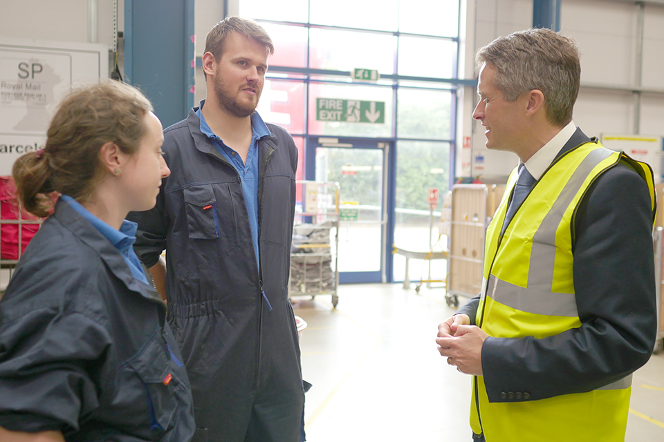 Education Secretary meets apprentices on his first visit