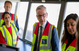 Michael Gove on Dover visit