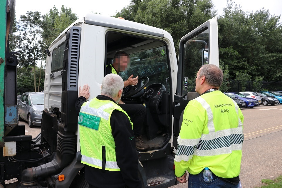 Spot check crackdown on waste carriers in Broxbourne