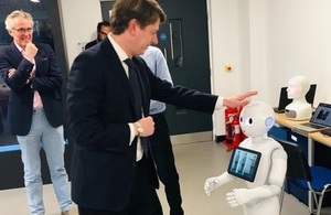 Robin Walker visits the Heriot Watt robotics facilities in Edinburgh