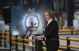 Defence Minister addresses BAE Systems workforce.