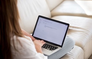 Woman on laptop