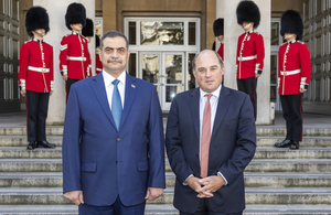 Defence Secretary Ben Wallace met with his Iraqi counterpart, His Excellency Najah al-Shammari. Crown copyright.