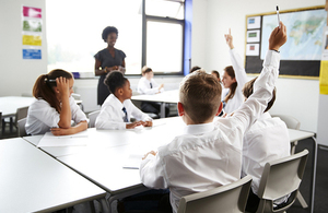 Classroom teacher and pupils