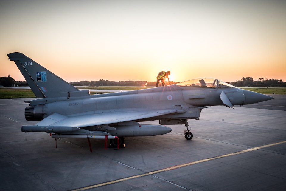 RAF Typhoons complete NATO air policing mission in Estonia