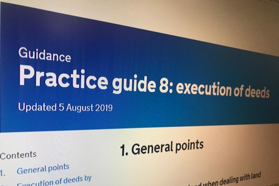 Avoid errors caused when corporate bodies execute deeds