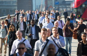 People walking.