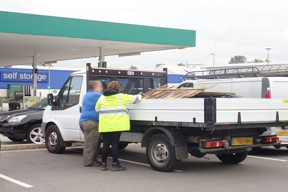 Waste crime crackdown in borehamwood