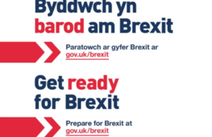 Text: Be ready for Brexit.