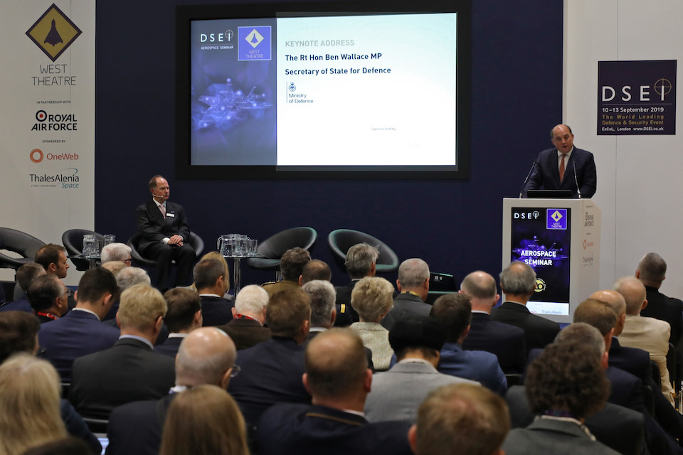 Defence Secretary announces boost for multi billion pound SKYNET 6 programme