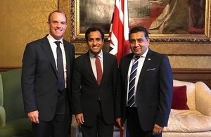 Foreign Secretary, Lord Ahmad and Rehman Chishti MP