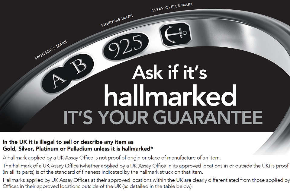 New Hallmarking Dealer’s Notice to be introduced