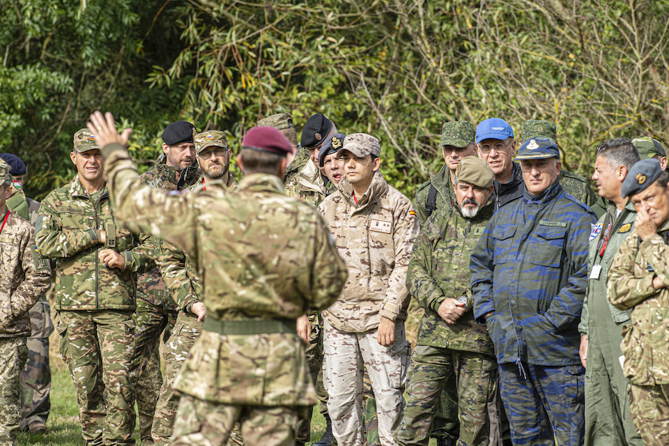 UK supports military transparency by hosting visit of 22 countries