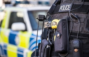 Photo of a police officer's body armour