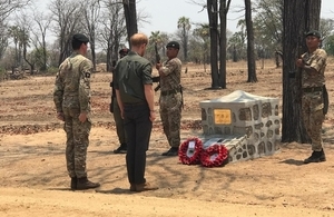 The Duke of Sussex met British Army personnel deployed to Malawi and paid tribute to Guardsman Talbot, who sadly died there earlier this year