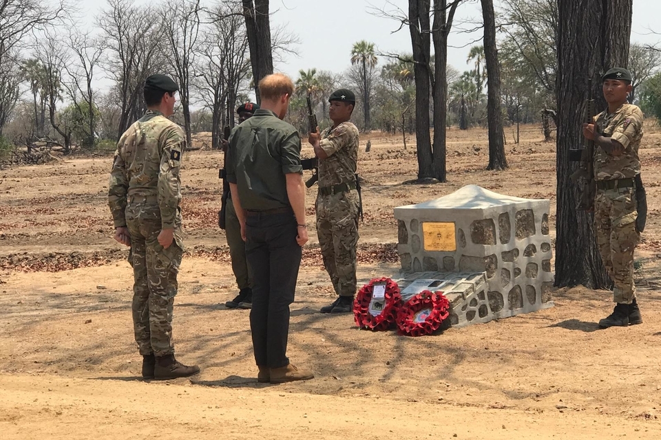Duke of Sussex visits UK troops on counter poaching operations in Malawi