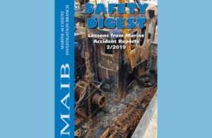 Front cover of the latest MAIB Safety Digest