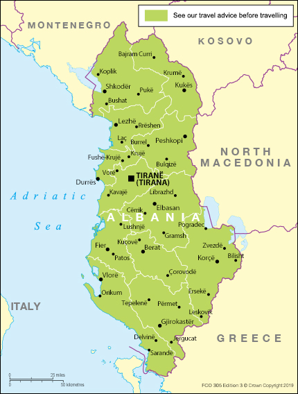 gov uk travel albania