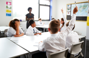 Teacher in classroom